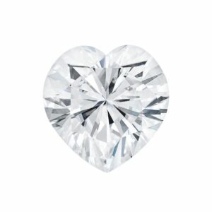 1.00 Carat Heart D-F VVS1 Moissanite