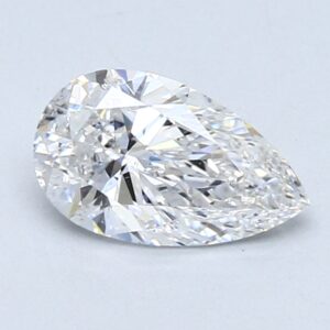 Natural 0.8 Carat Pear Diamond