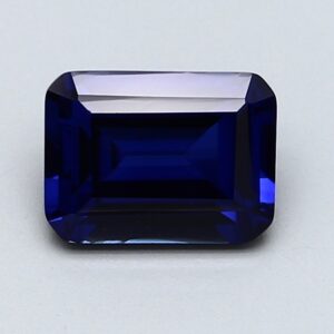 2.00 Carat Emerald Lab Blue Sapphire