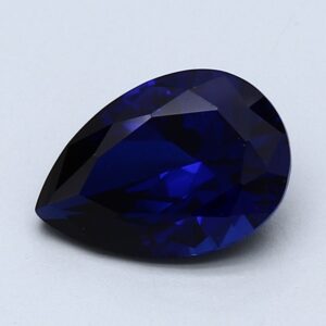2.00 Carat Pear Lab Blue Sapphire