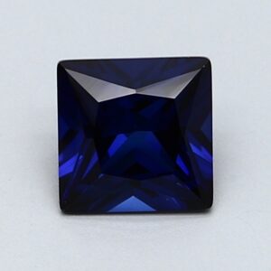 1.50 Carat Princess Lab Blue Sapphire