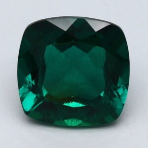 1.00 Carat Cushion Lab Green Emerald