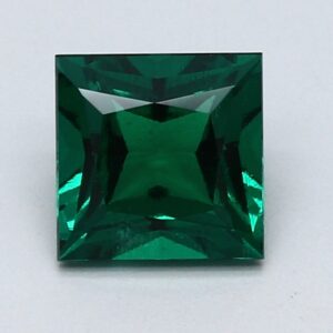 1.00 Carat Princess Lab Green Emerald