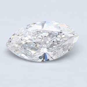 Natural 1 Carat E SI1 Marquise Diamond