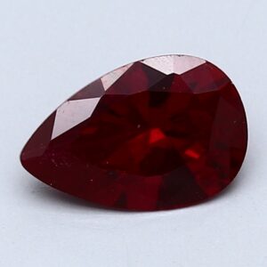 2.00 Carat Pear Lab Red Ruby