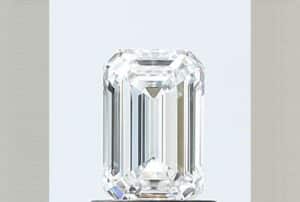 Lab Diamond 1.50 Carat F VS1 Emerald Diamond