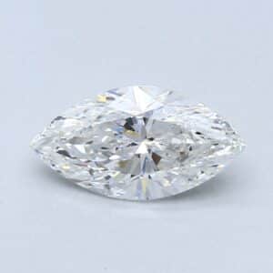 Natural 1 Carat D SI2 Marquise Diamond