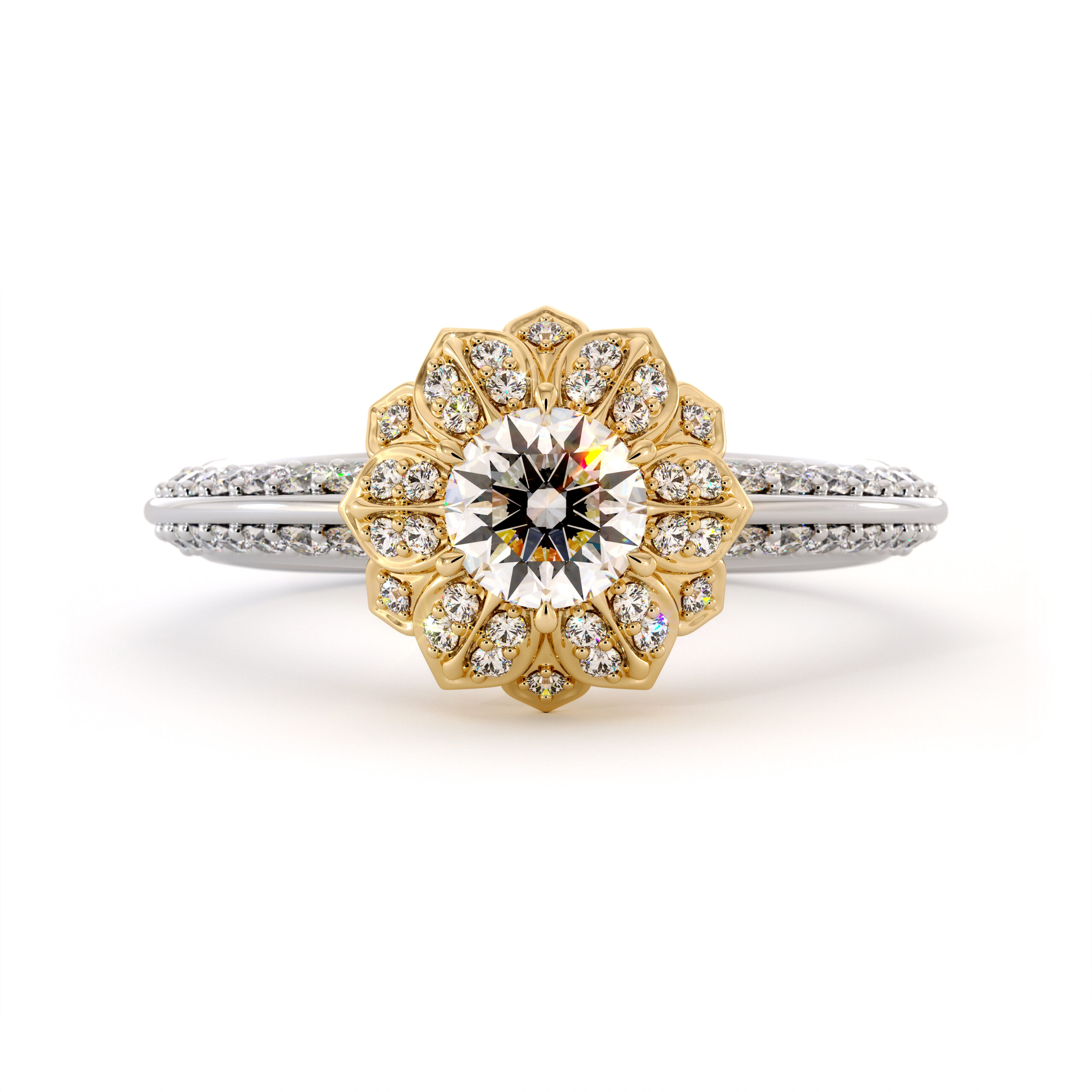 AF-0001A White & Yellow Gold (2)