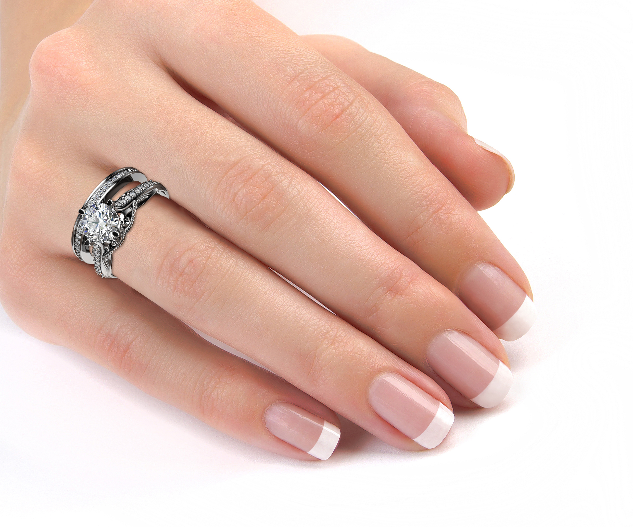 CL-0047-Band White Gold (3)