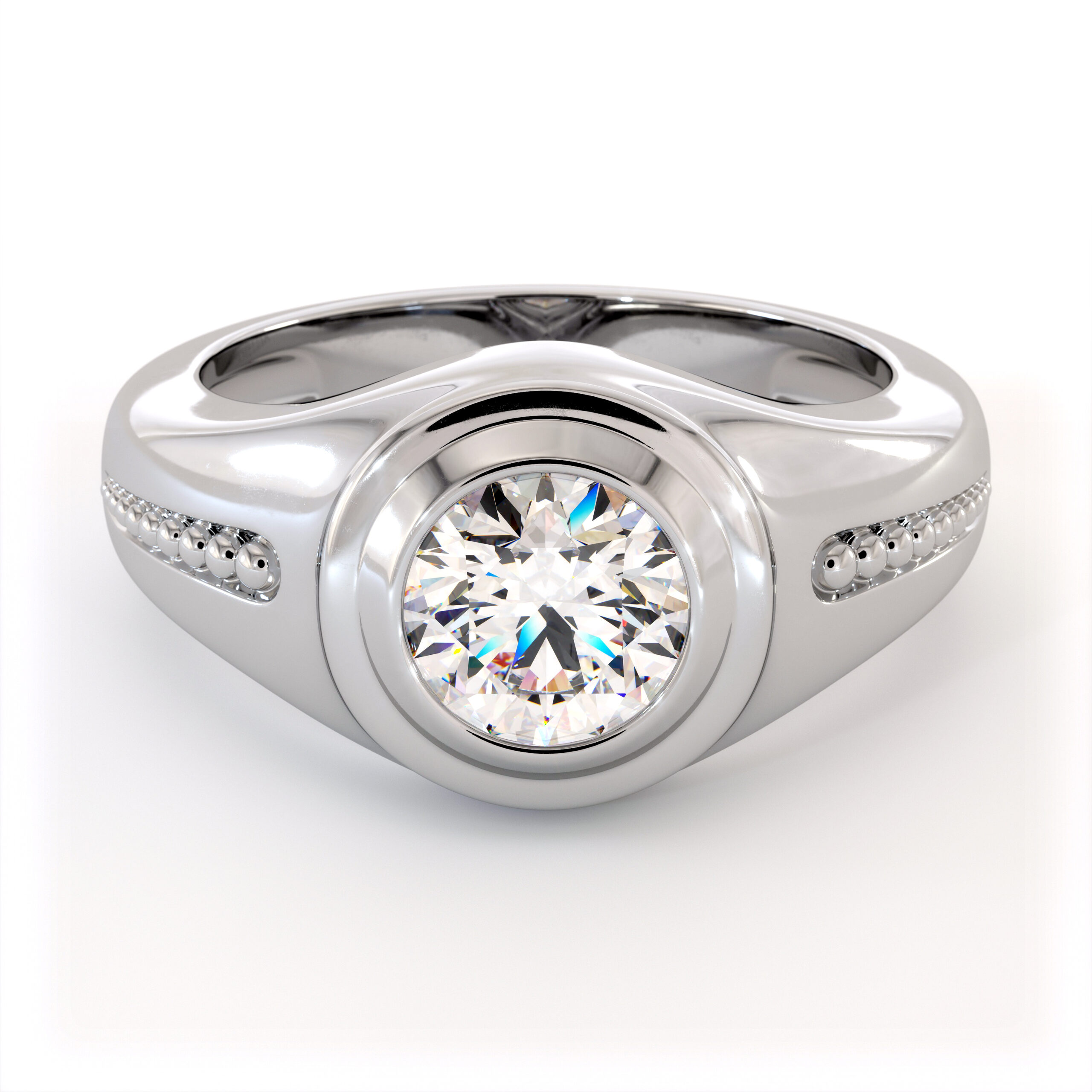 ME-0003A white gold mens ring (2)