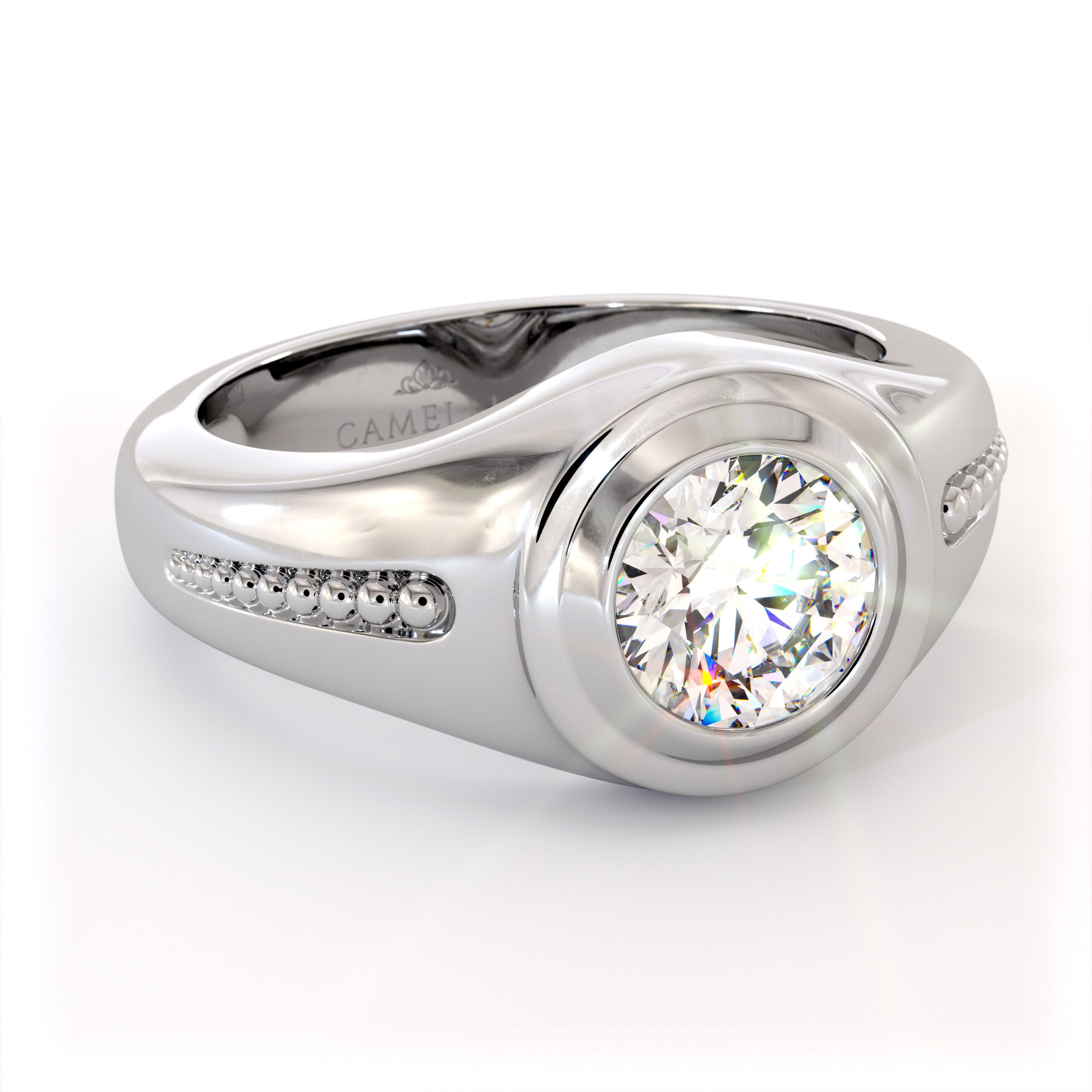 ME-0003A white gold mens ring (4)