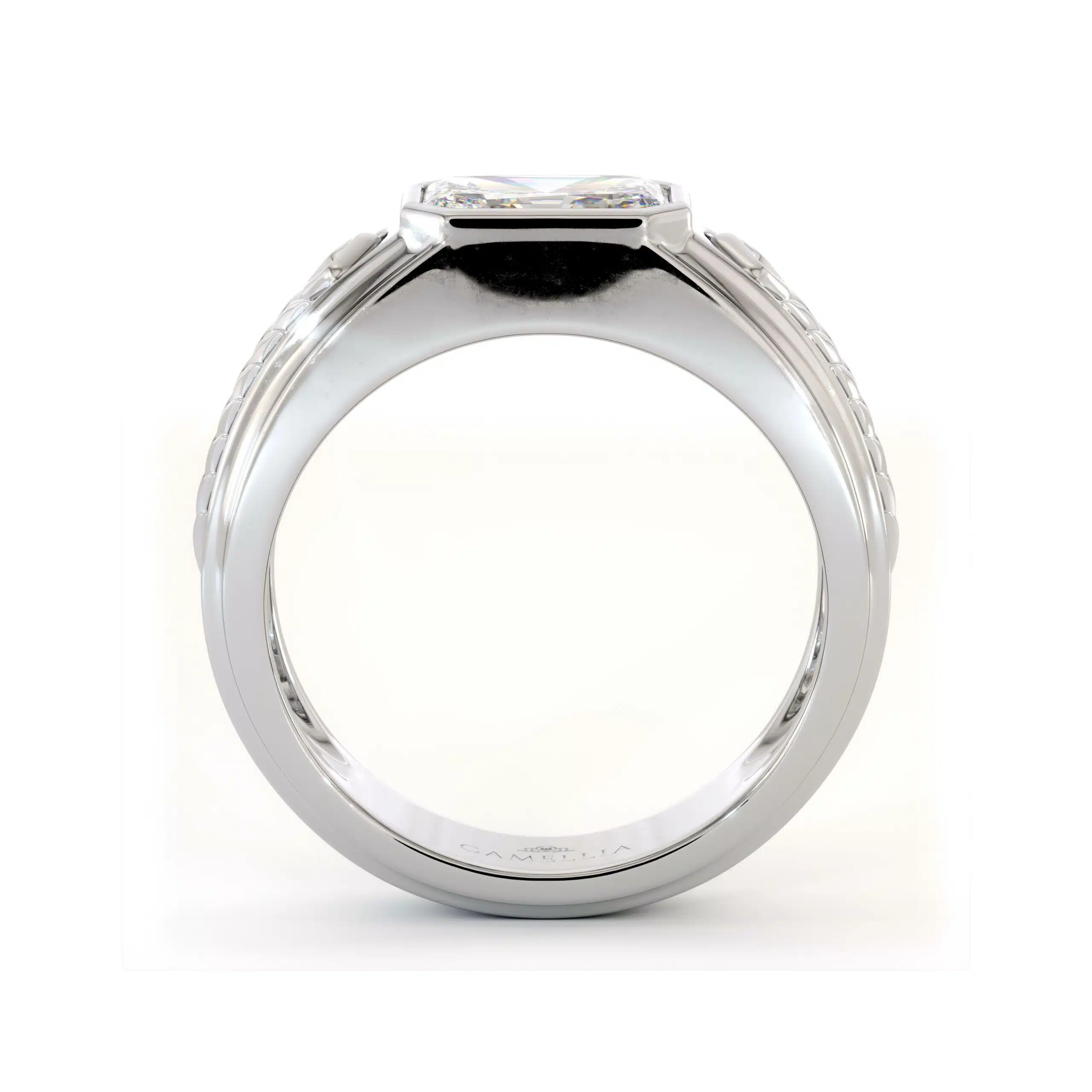 ME-0006R white gold men ring (5)