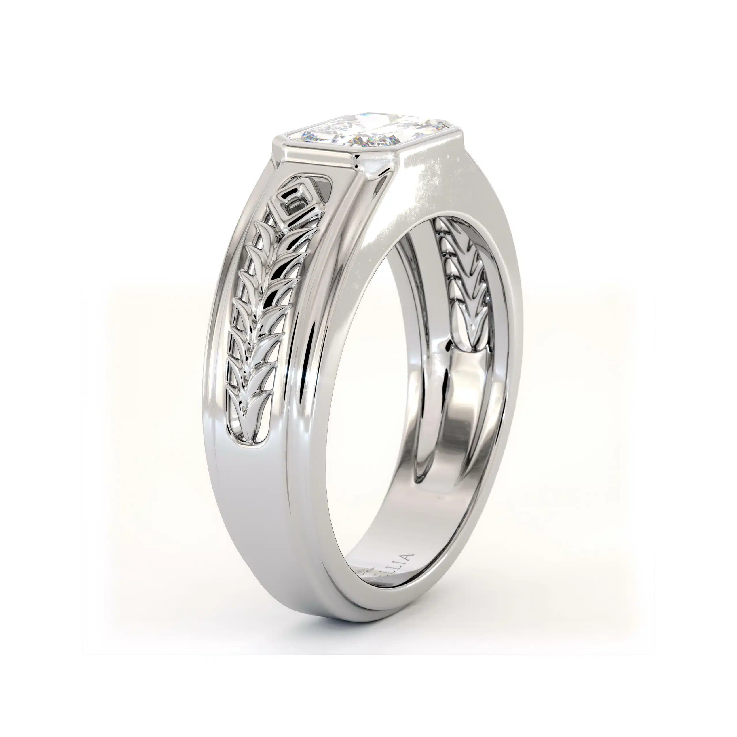 ME-0006R white gold men ring (7)