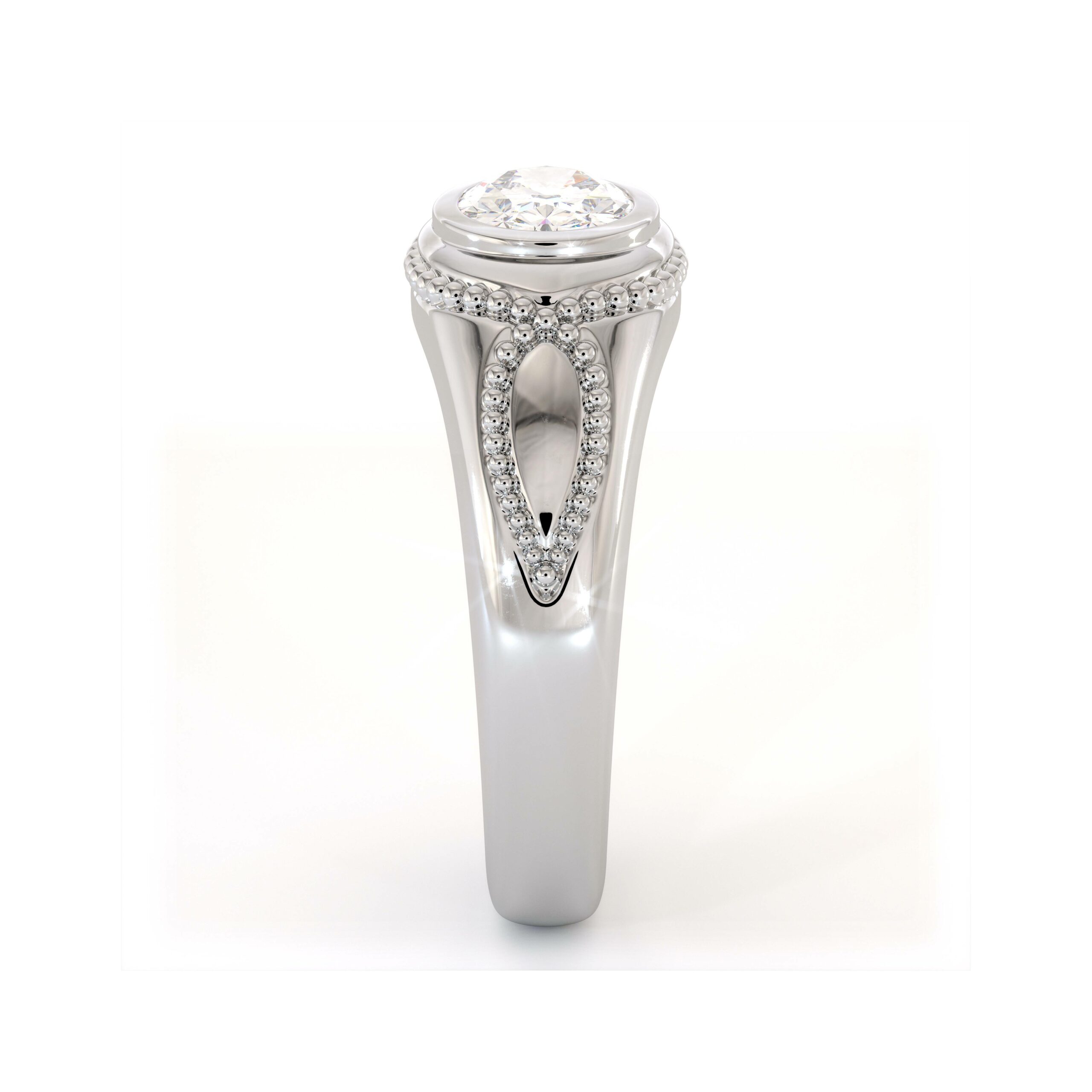 ME-0007A white gold men ring (3)