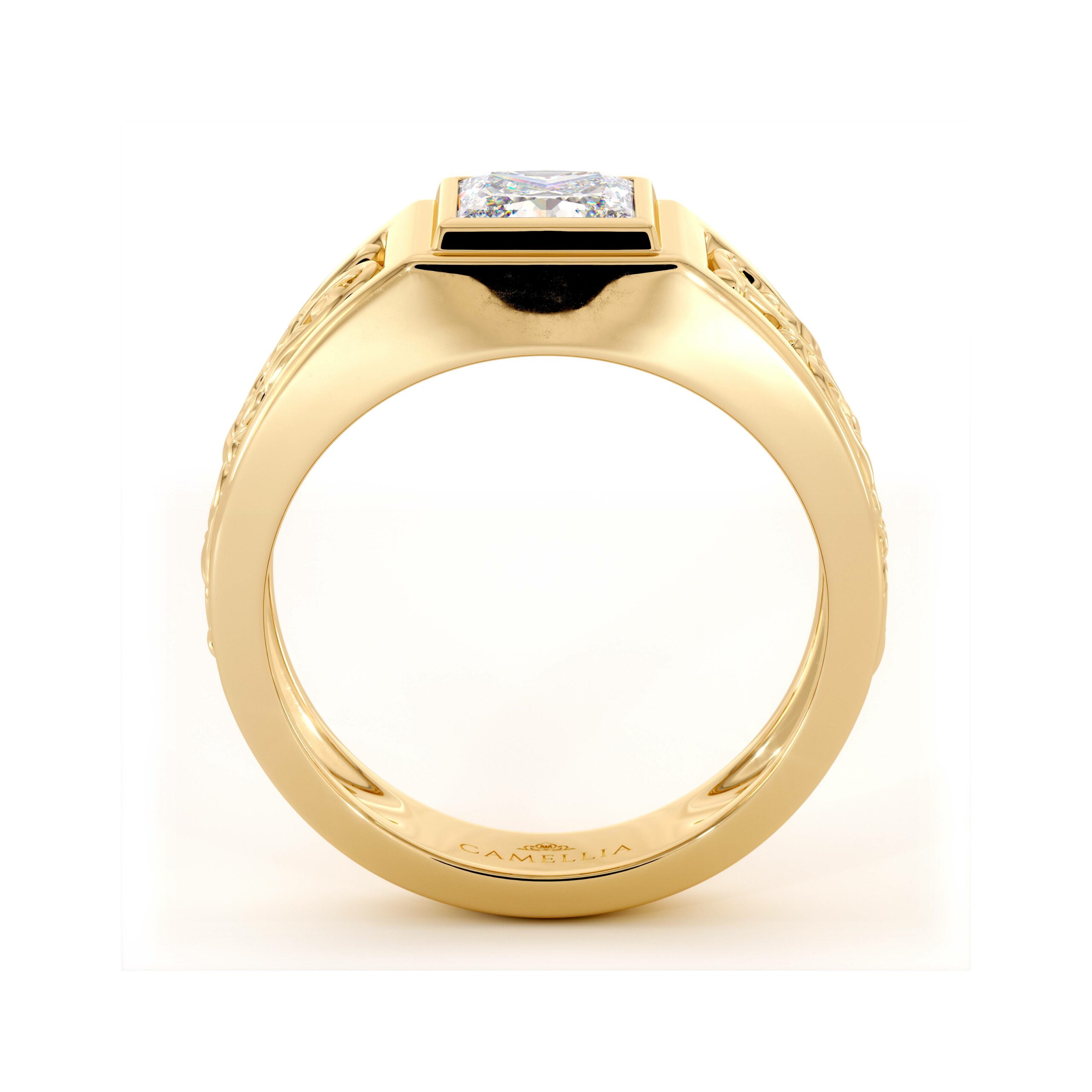 ME-0009A yellow gold men ring (5)