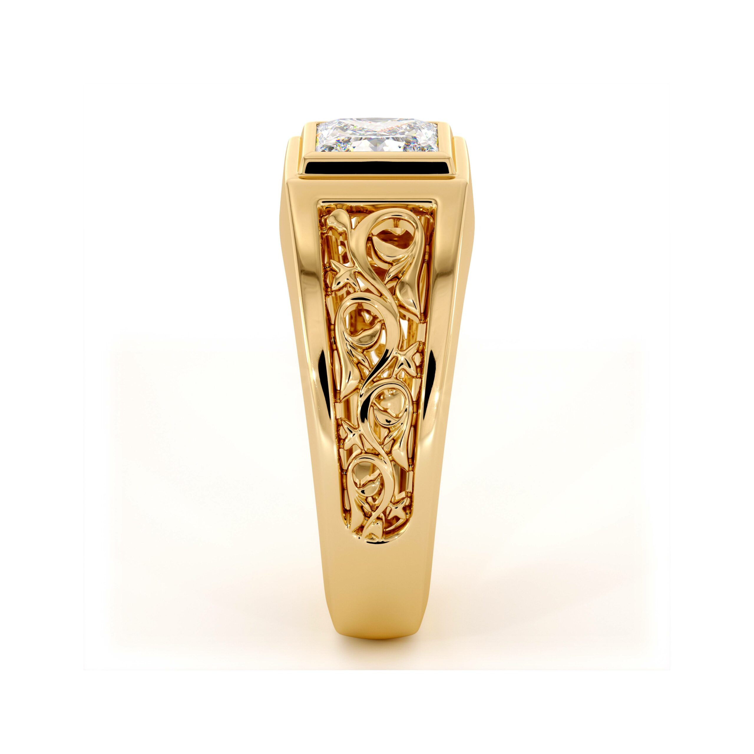ME-0009A yellow gold men ring (6)