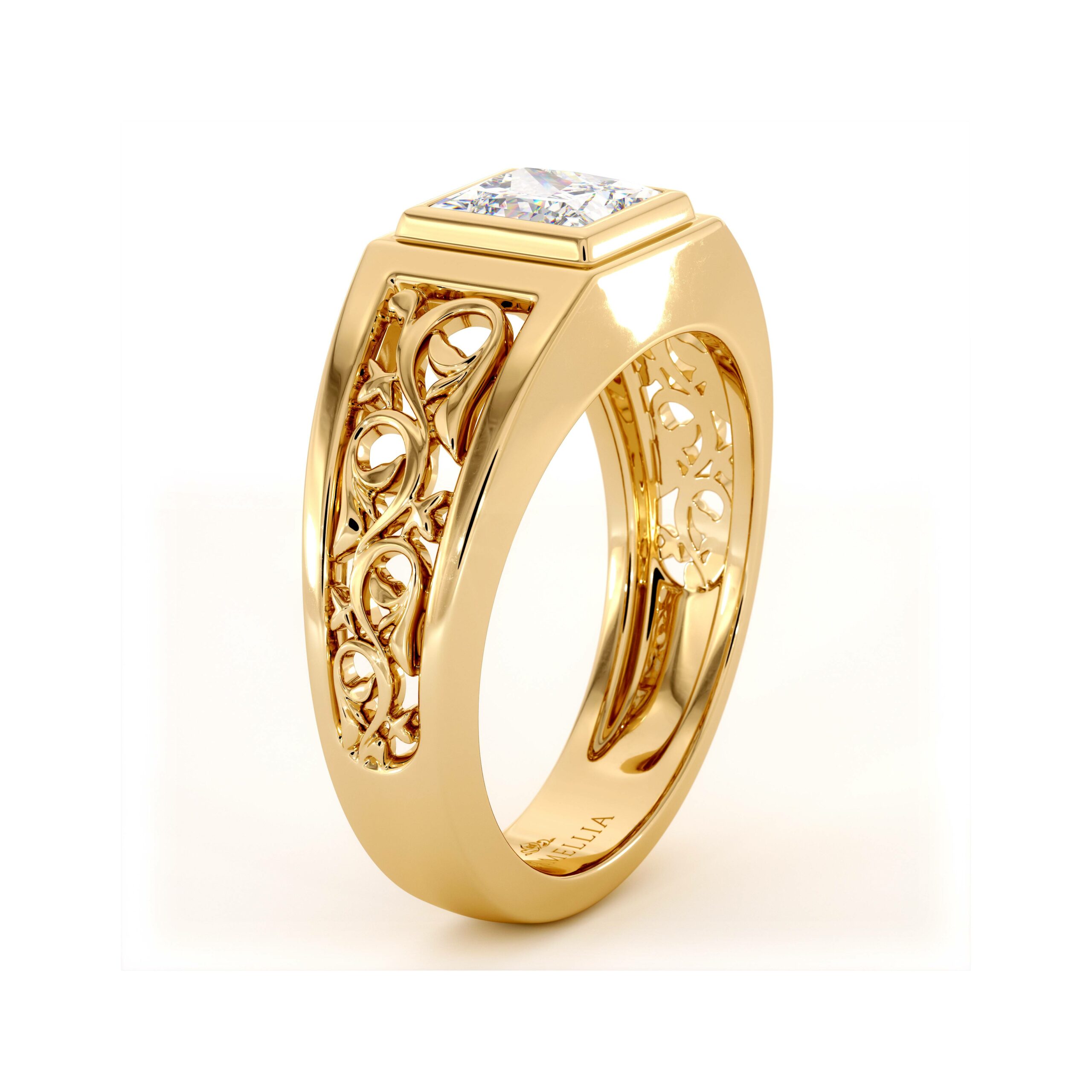 ME-0009A yellow gold men ring (7)
