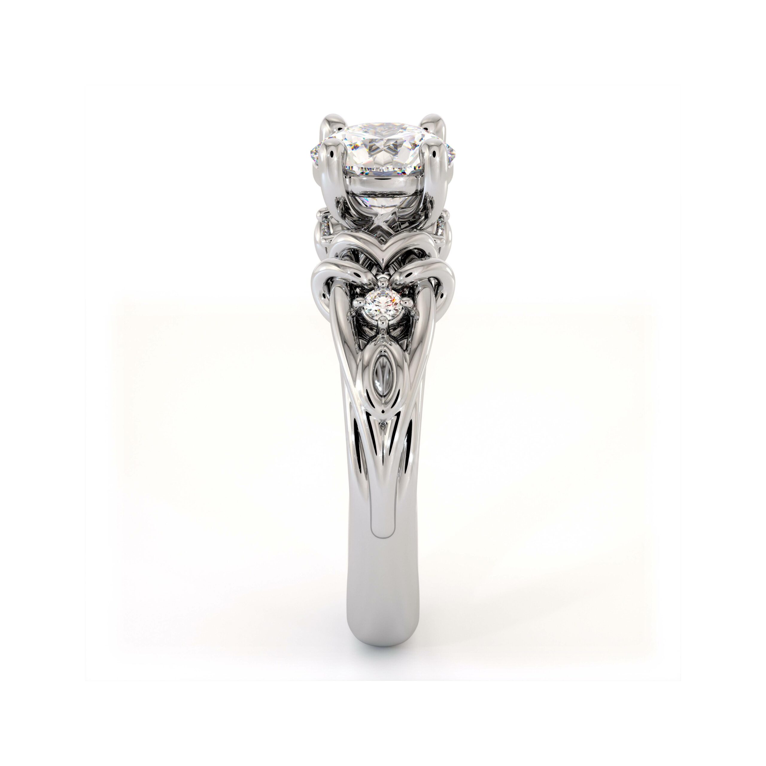 AC-0013A white gold ring (1)