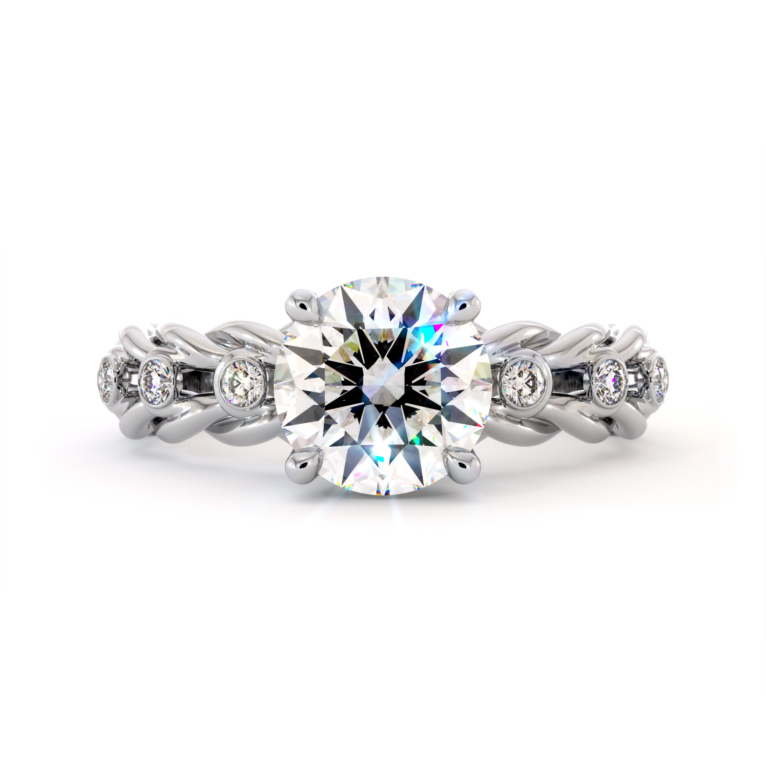 AC-0014A white gold ring (3)
