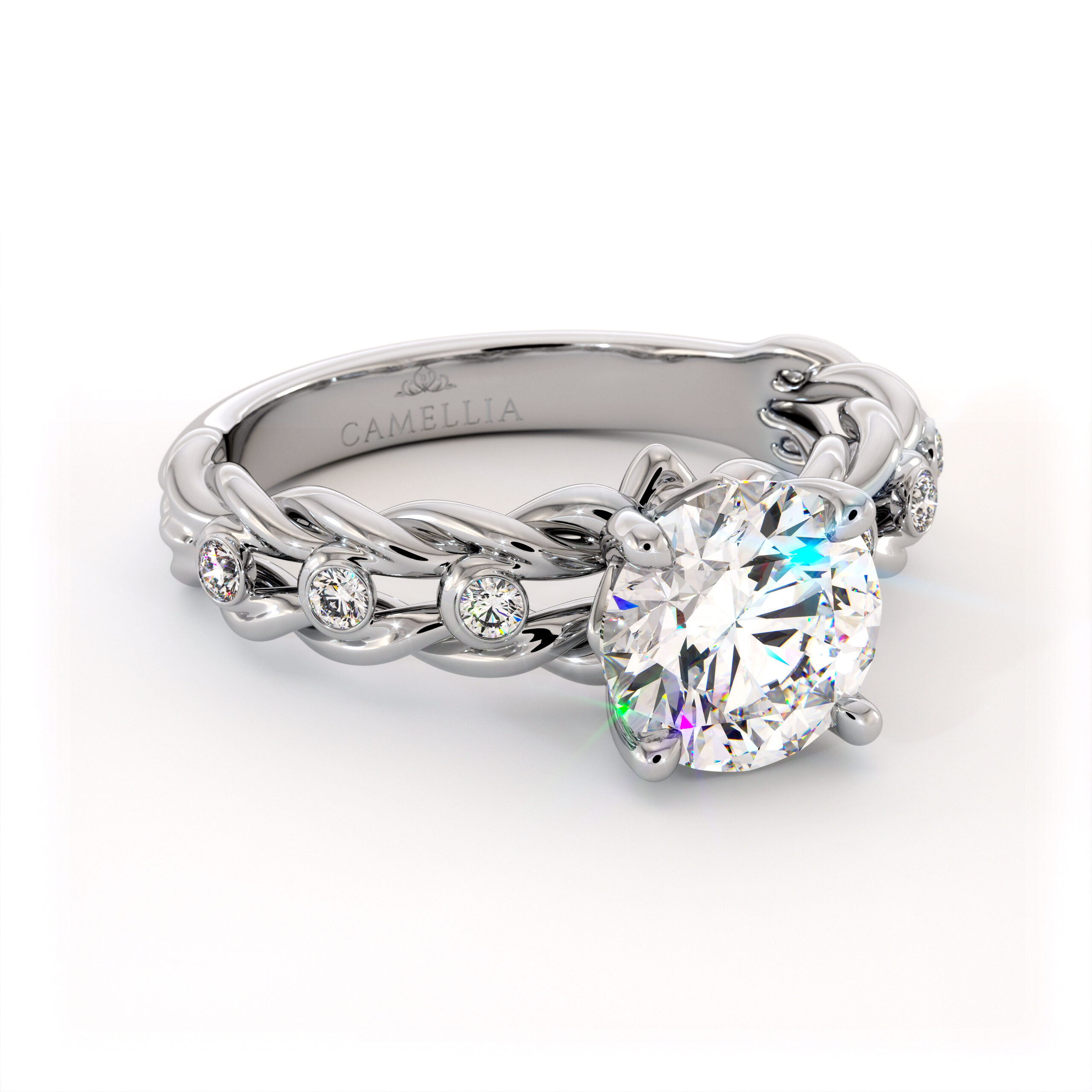 AC-0014A white gold ring (4)