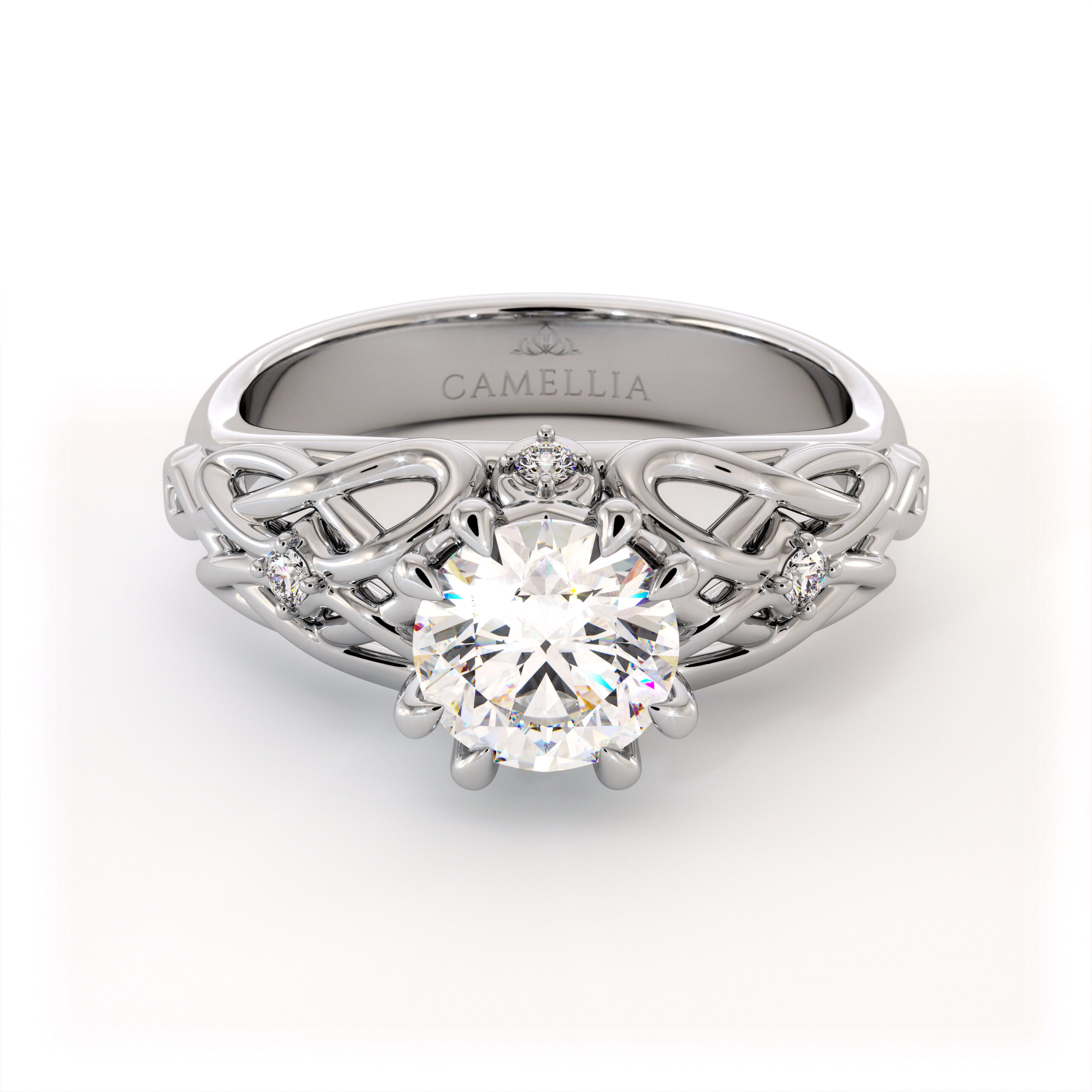 AC-0015A white gold ring (5)