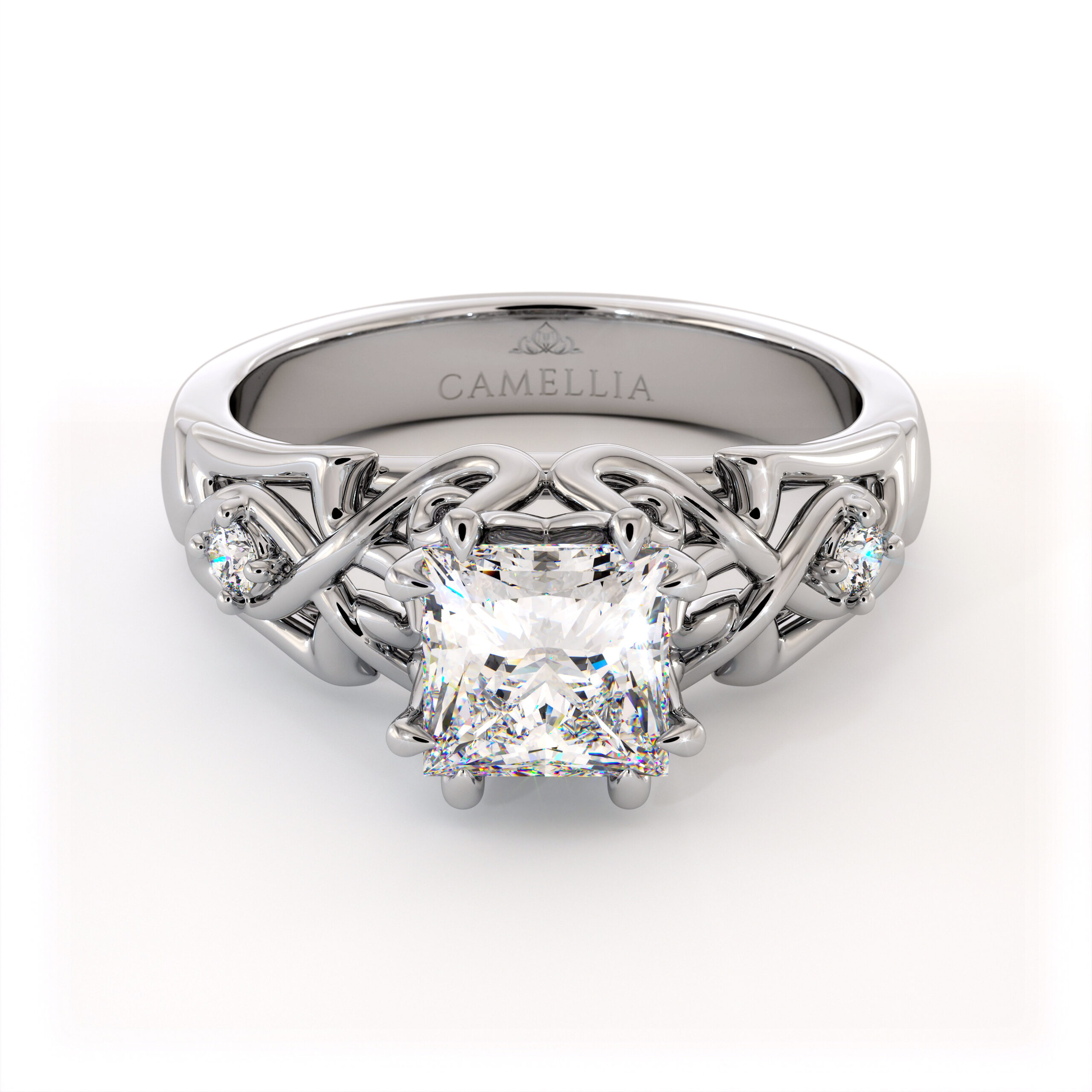 AC-0016A white gold ring (3)