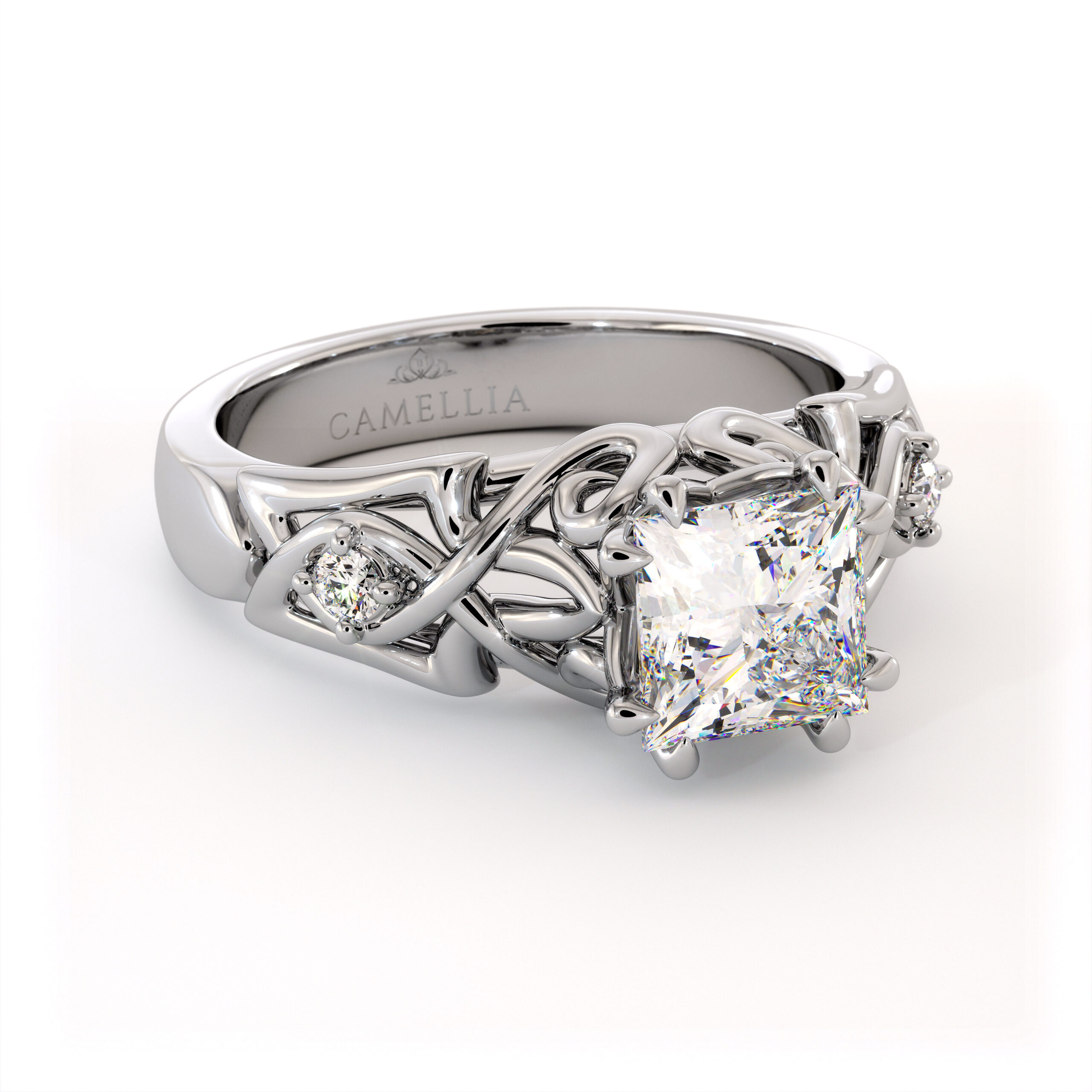 AC-0016A white gold ring (5)