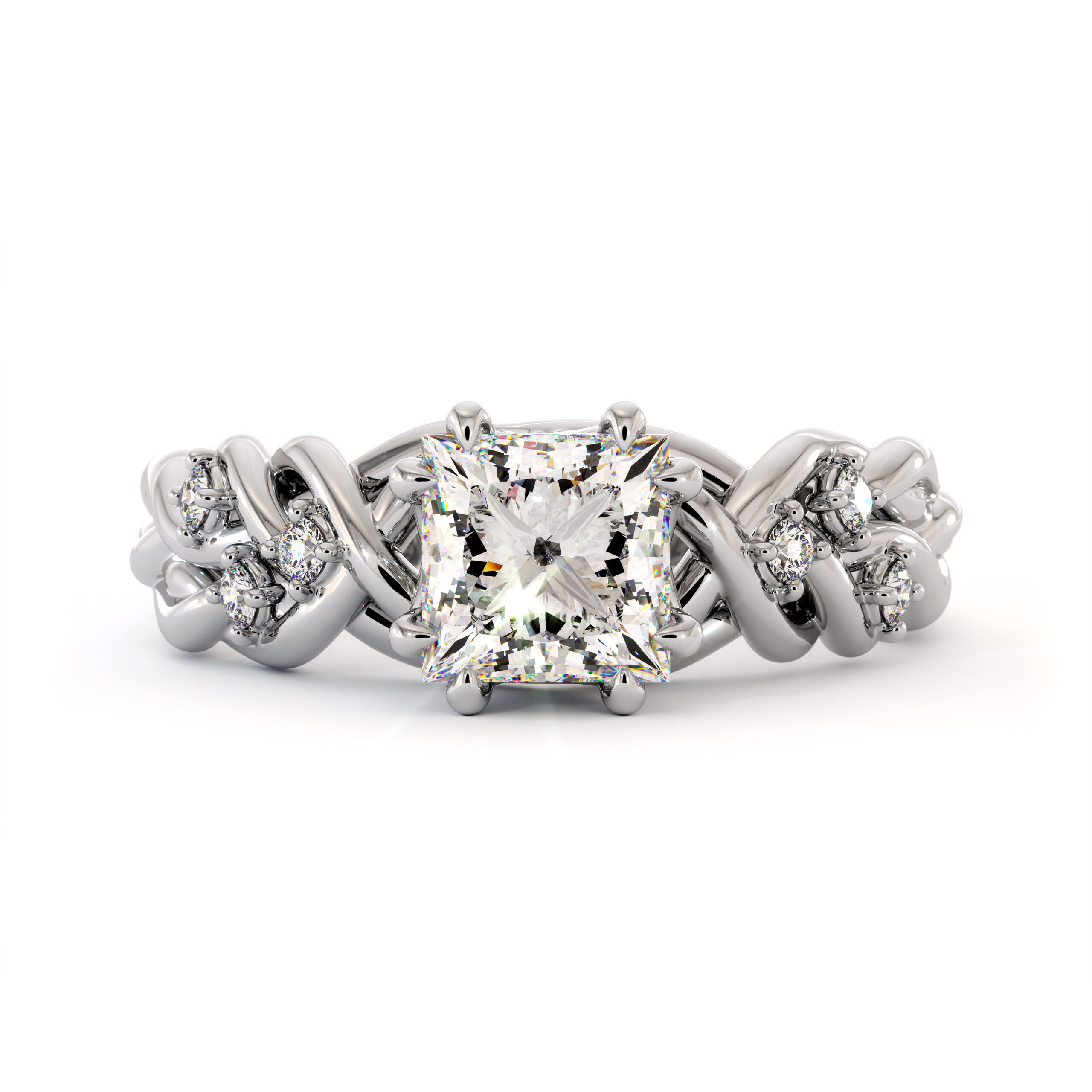 AC-0019A white gold ring (3)