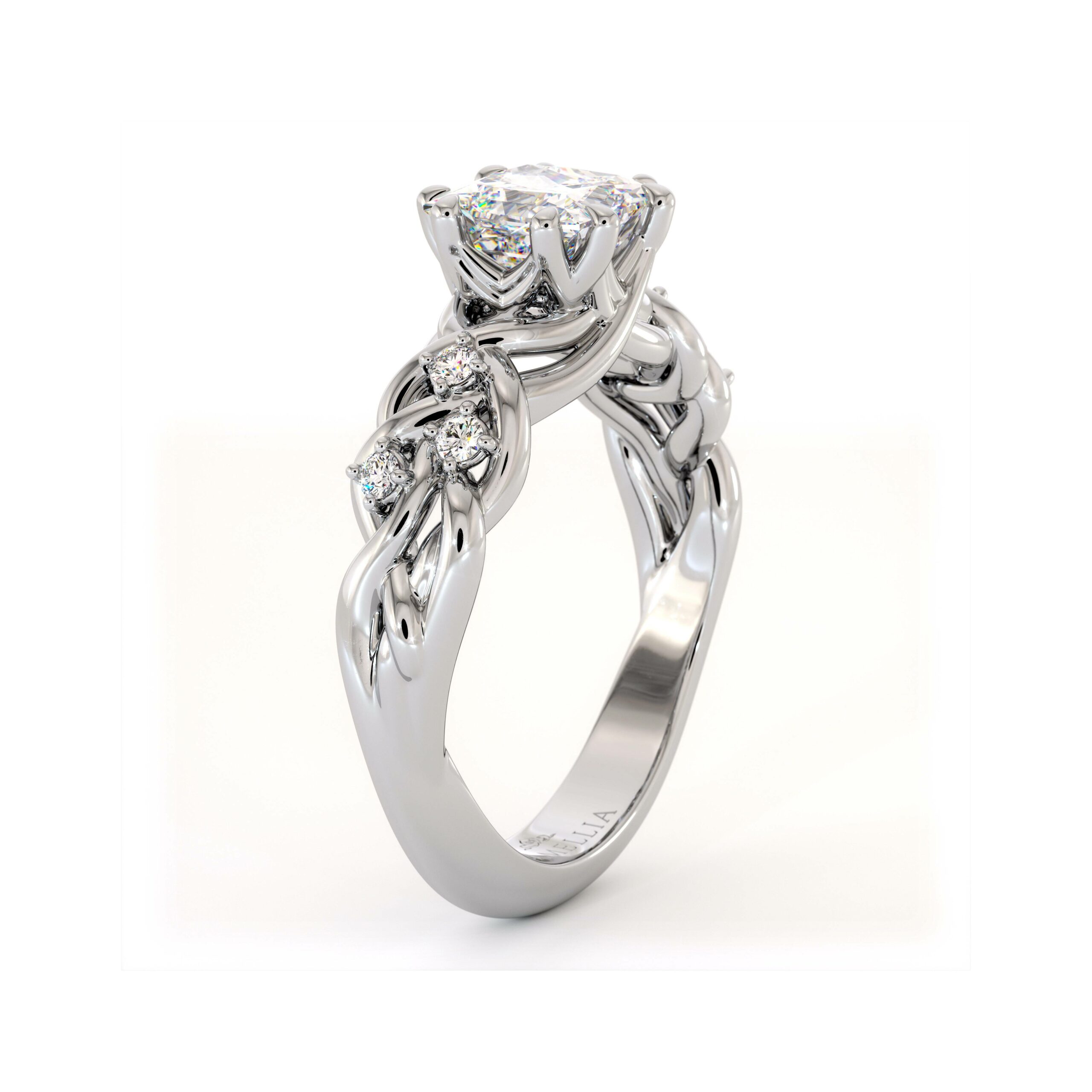 AC-0019A white gold ring (7)