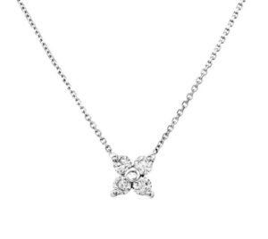 Elegant 14K Gold Diamond Pendant Necklace Jewelry for Women