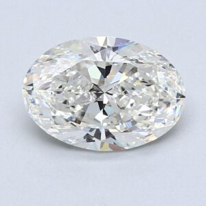 Natural 2.01 Carat G SI1 Oval Diamond