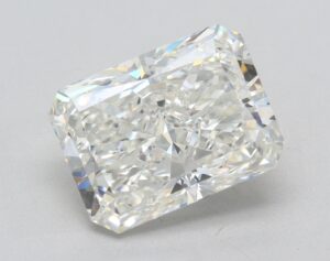 Lab Created 3.51 Carat H VVS2 Radiant Diamond