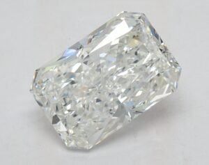 Lab Created 1.33 Carat F VVS2 Radiant Diamond