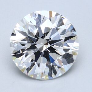 Natural 4.4 Carat F SI1 Round Diamond