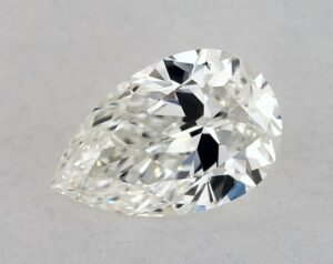 Natural 0.57 Carat H VVS2 Pear Diamond