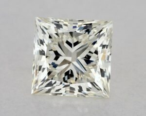 Natural 0.8 Carat L VS2 Princess Diamond