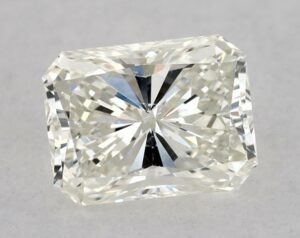 Natural 0.69 Carat J SI1 Radiant Diamond