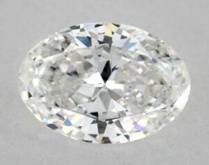 Natural 0.51 Carat F VVS2 Oval Diamond