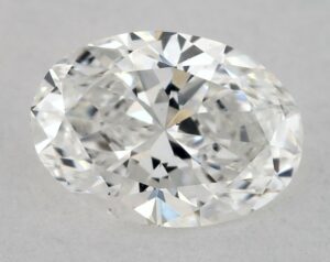 Natural 0.5 Carat F VS2 Oval Diamond