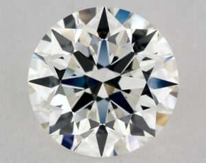 Natural 0.91 Carat H VVS1 Round Diamond