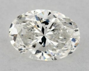 Natural 0.73 Carat G SI1 Oval Diamond