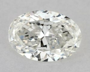 Natural 0.51 Carat H SI1 Oval Diamond