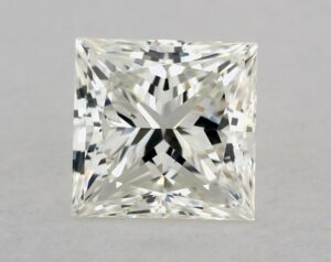 Natural 0.7 Carat J VS2 Princess Diamond