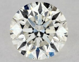 Natural 1.01 Carat J SI1 Round Diamond