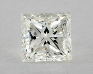 Natural 0.92 Carat J VS2 Princess Diamond