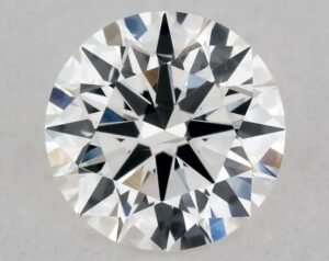 Natural 0.5 Carat F SI1 Round Diamond