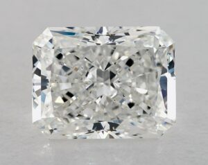 Natural 3.01 Carat F VS2 Radiant Diamond