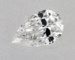 Natural 0.62 Carat D VS1 Pear Diamond