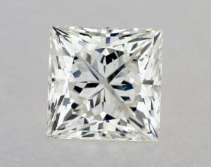 Natural 2.3 Carat J SI1 Princess Diamond