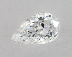 Natural 0.6 Carat D VVS1 Pear Diamond
